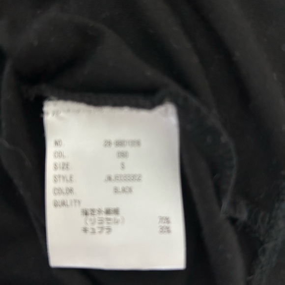 J Brand Black 3/4 Sleeve Top (Lyocell/Cupro Blend, Size S) - Picture 7 of 8